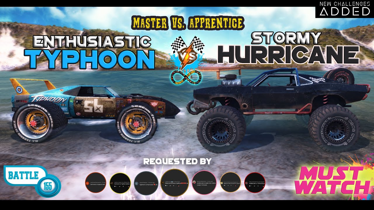Off The Road Typhoon vs Hurricane Car Epic Battle OTR | Android New Gameplay Infinite