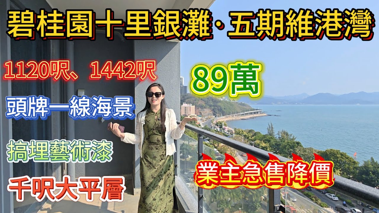 2026年大跌？維港灣一線海景系咩情況？|南北通透|#十里銀灘 #房產 #旅遊 #買樓 #home#惠州房產 #海景房 #熱門 