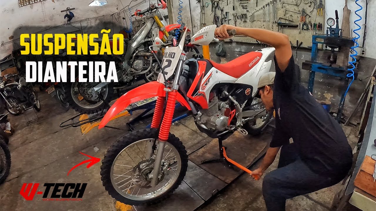PREPARAÇÃO SUSPENSÃO DIANTEIRA CRF 230 - REVISÃO CRF 230 PARTE  5