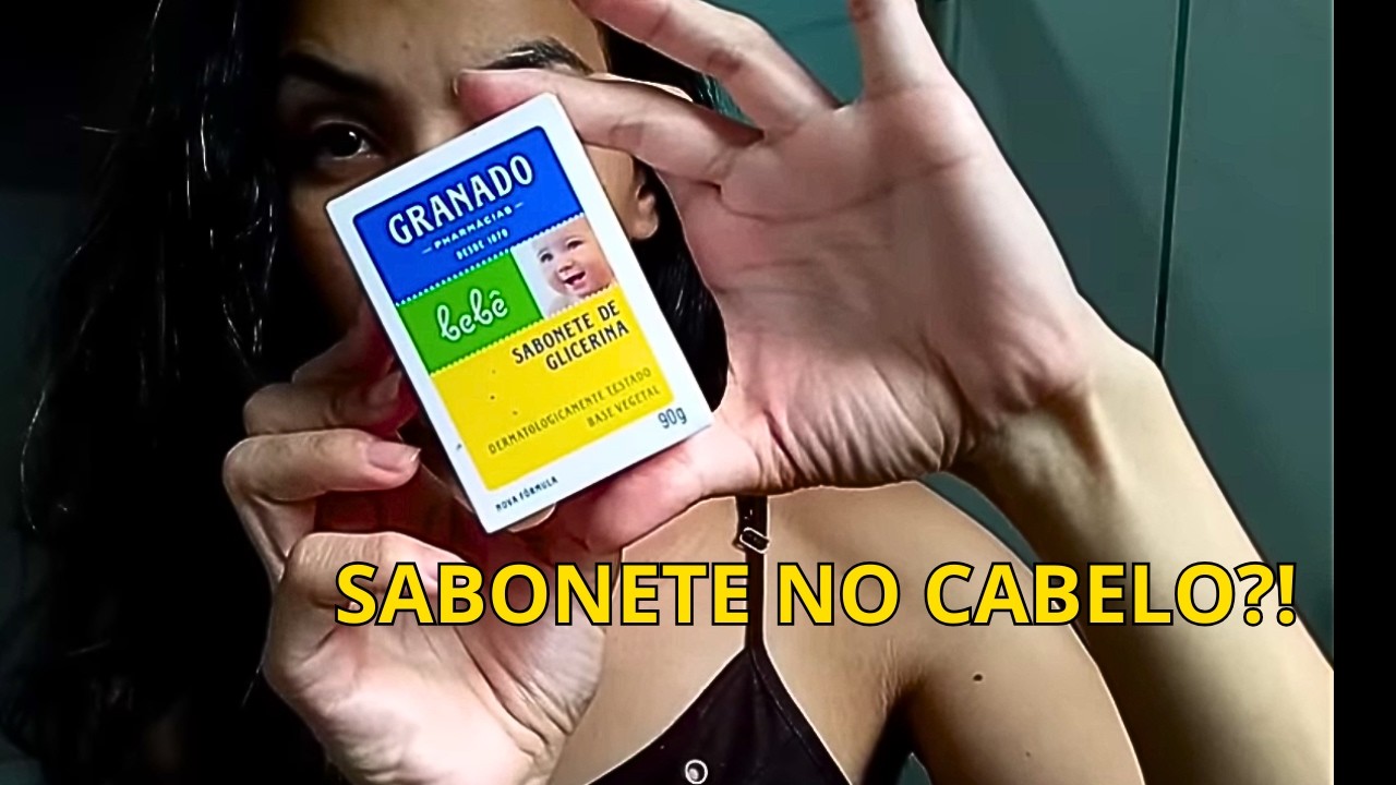 Lavar o cabelo com SABONETE de glicerina, pode? 😱 23 Dias com o cabelo sujo, e ainda passei sabonete