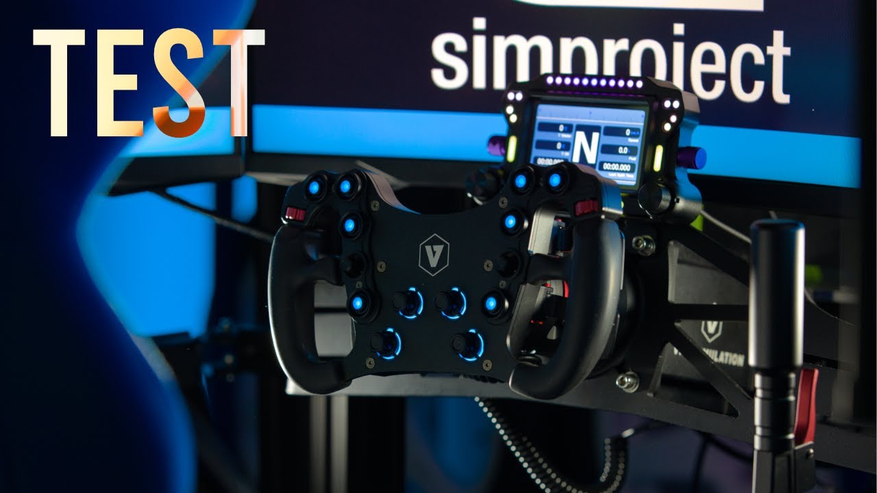 Test VNM GT wheel and triple monitor setup (External POV)