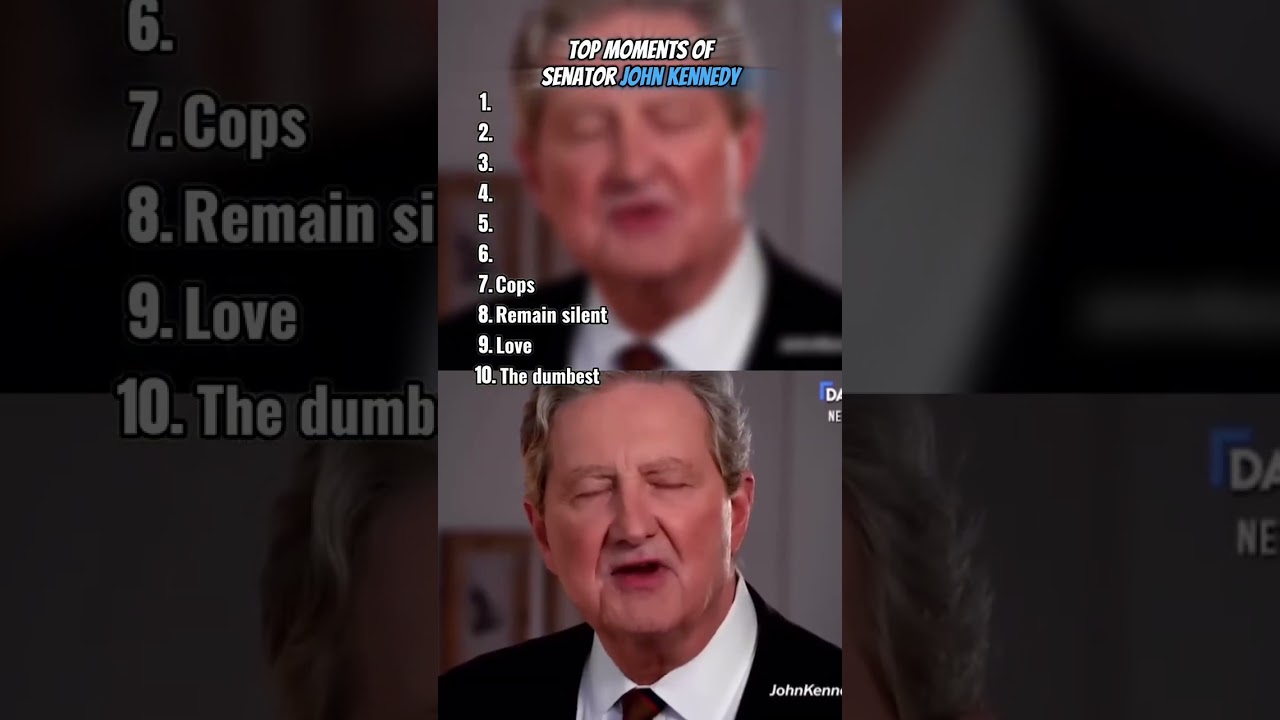 Top moments of Senator John Kennedy 🤣🤣 #funny #senator #johnkennedy #fyp