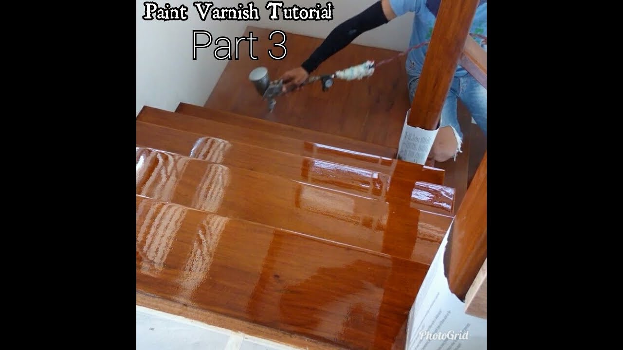 Part 3 Stair Step Using Polyurethane Top Coat