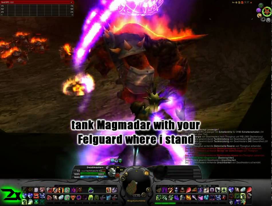 Warlock Solo: Molten Core - Part 1 - Lucifron & Magmadar REUPLOAD (Higher Quality)
