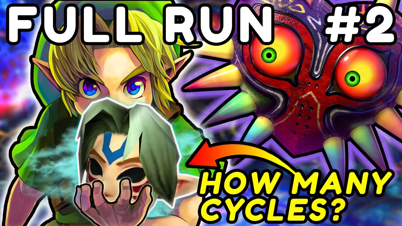 The Least Amount Of Cycles To 100% Majora's Mask FULL RUN PART 2