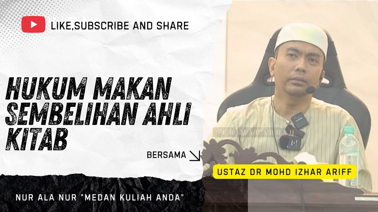 Sembelihan Ahli Kitab, tak faham bahasa melayu, Makan Dhob boleh kuat,  | Ustaz Dr Mohd Izhar Ariff