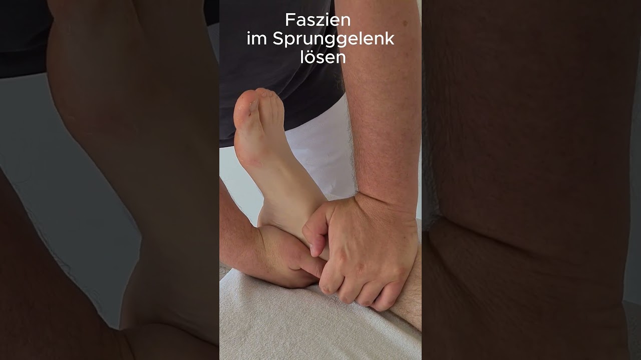 Faszien im Sprunggelenk l&ouml;sen