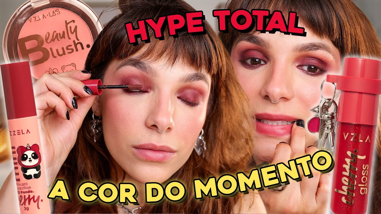 MAKE TODA CHERRY 🍒 | aprenda a maquiagem do momento 