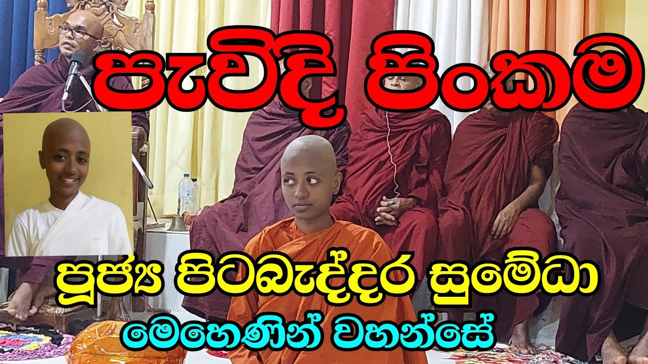 පැවිදි පිංකම | පුජ්‍ය පිටබැද්දර සුමේධා මෙහෙණින් වහන්සේ