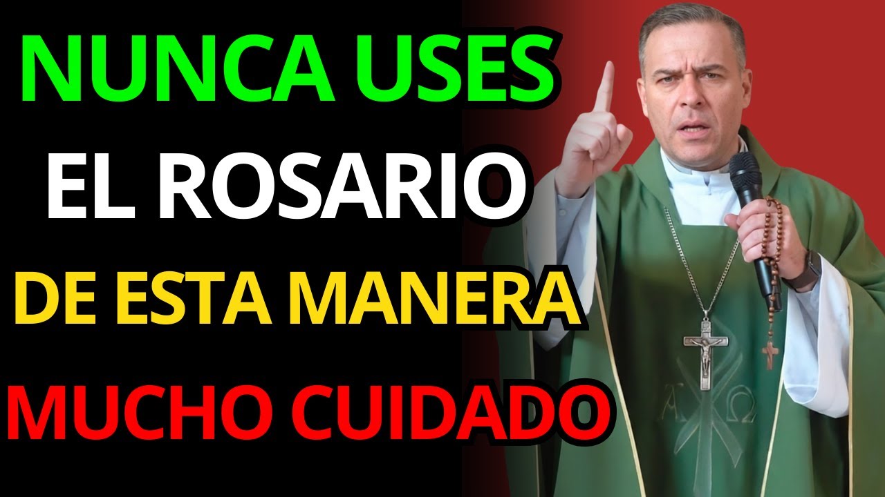 SI USAS EL ROSARIO PARA QUE DIOS NO ESCUCHE | Pbro. Javier Martín