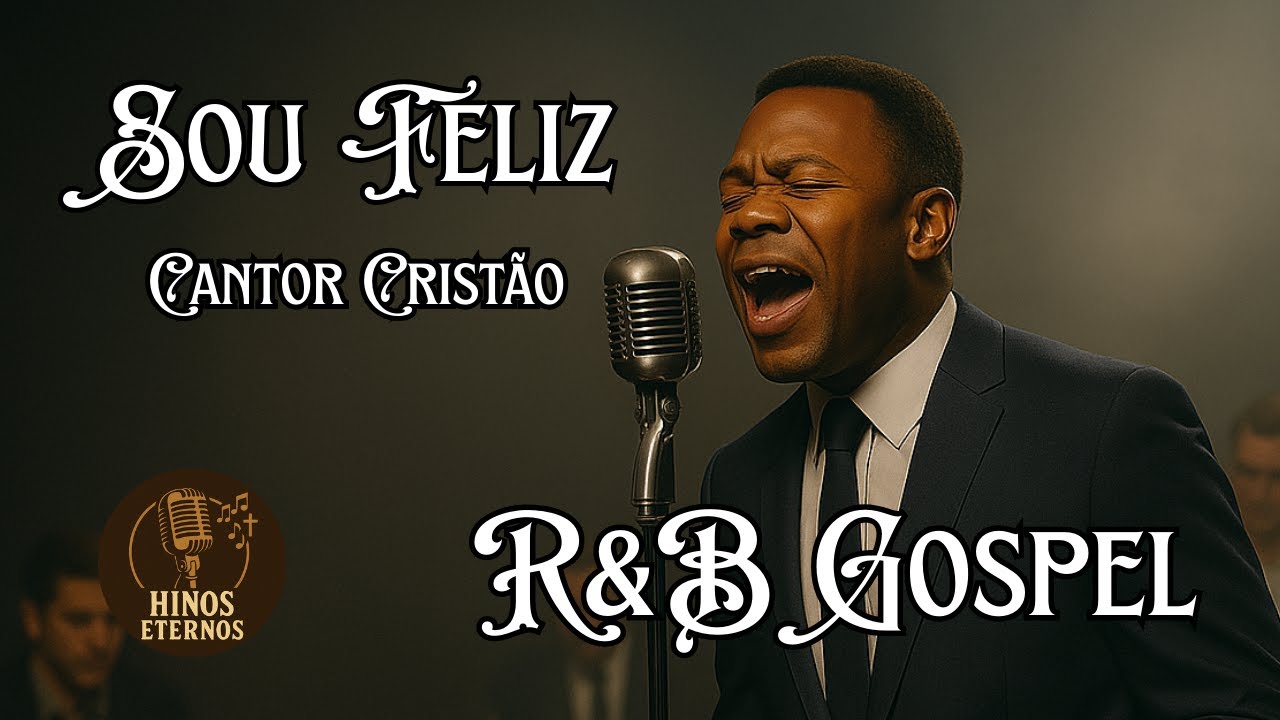 Sou Feliz - Cantor Crist&atilde;o (R&B Gospel) Hinos Eternos
