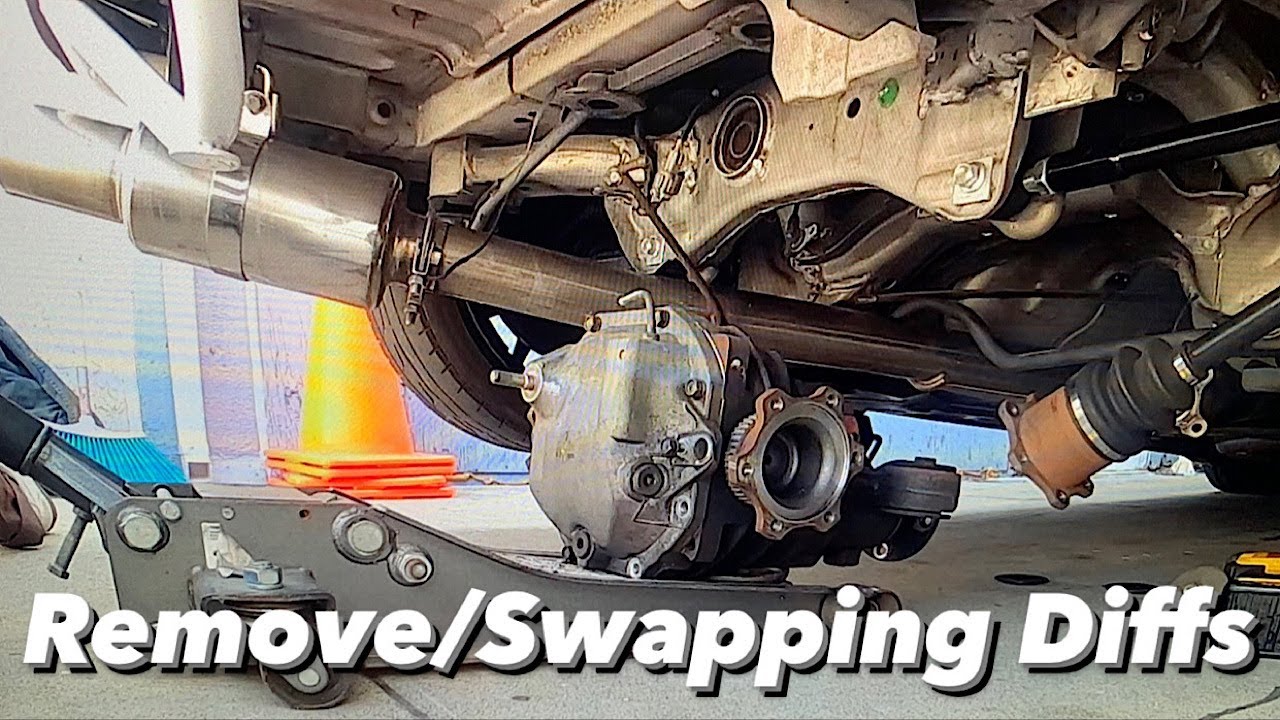 How To: Remove 350z Differential