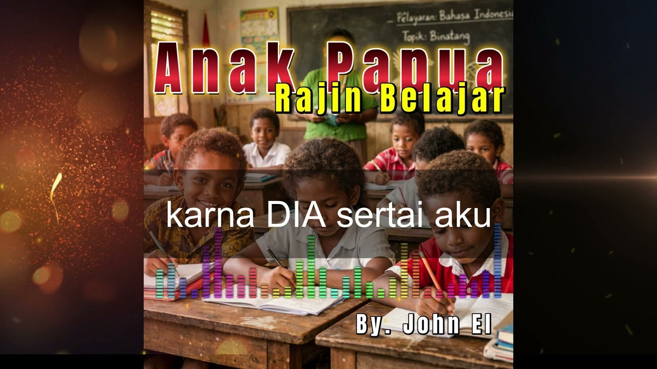 Anak Papua rajin belajar