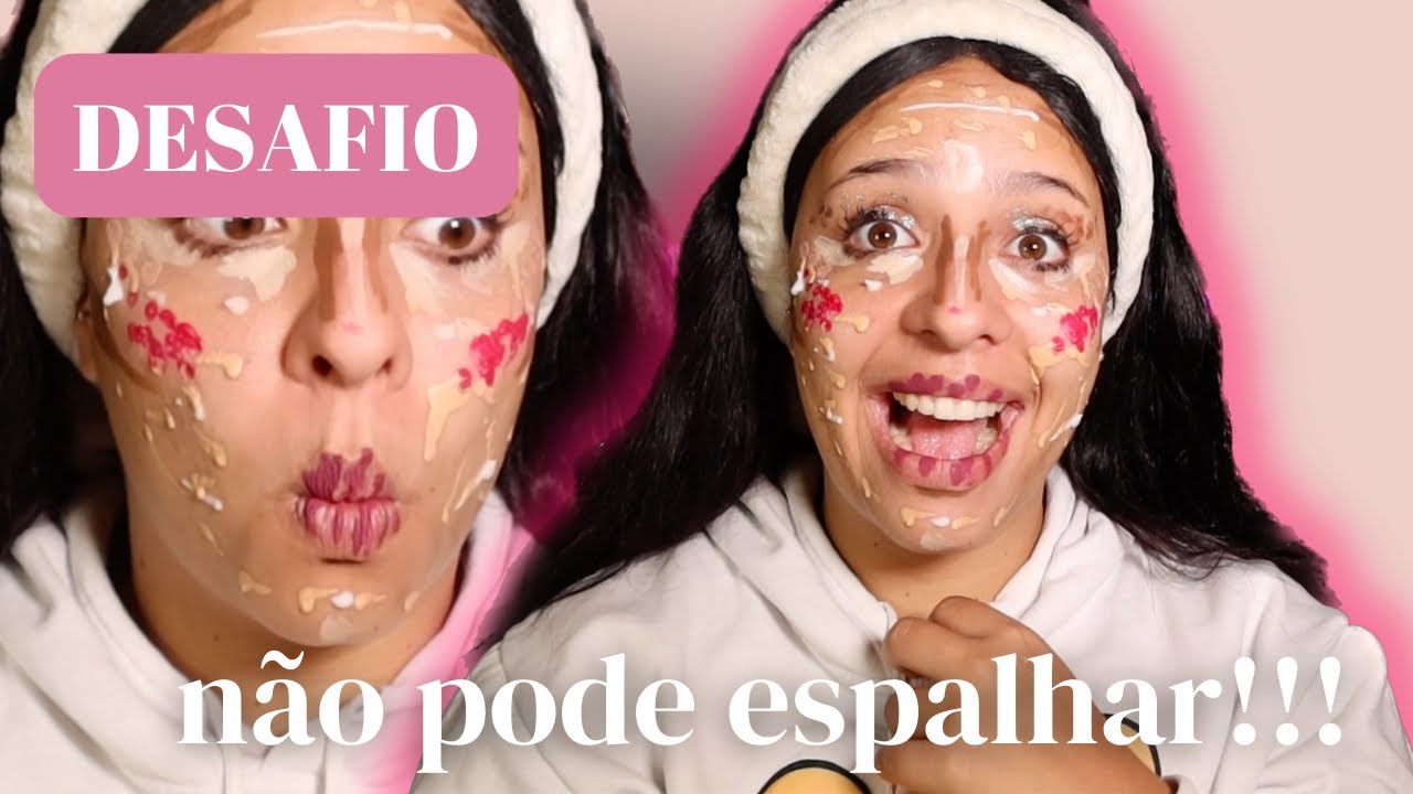 NÃO PODE ESPALHAR A MAKE | desafio de make