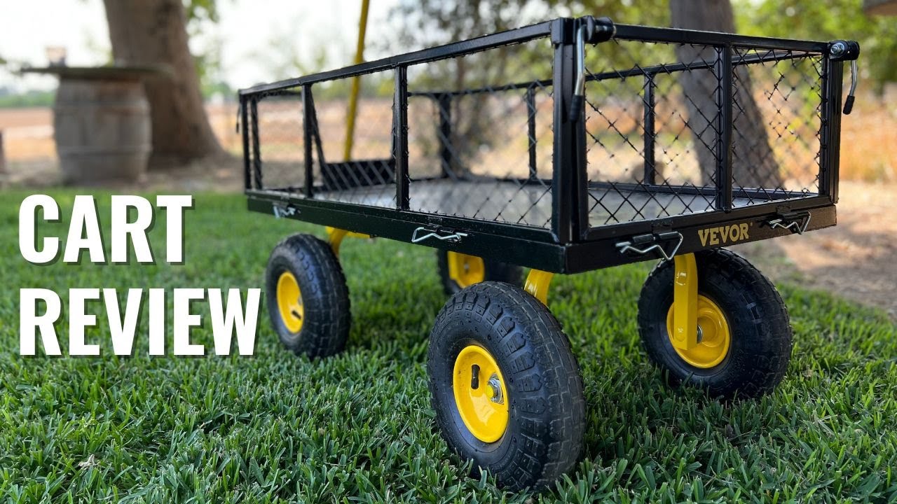 Vevor Garden Cart Review - A Perfect Cart for Gardeners!
