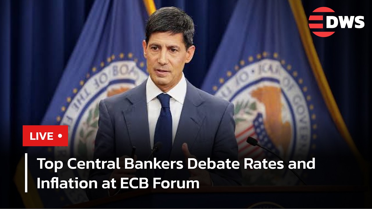 LIVE ECB Forum in Sintra: Warsh, Lagarde, Bailey Discuss Global Economy | DWS News | AF14