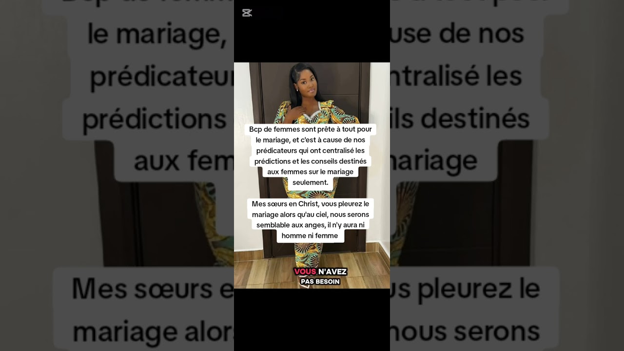 Une triste réalité de nos églises 
