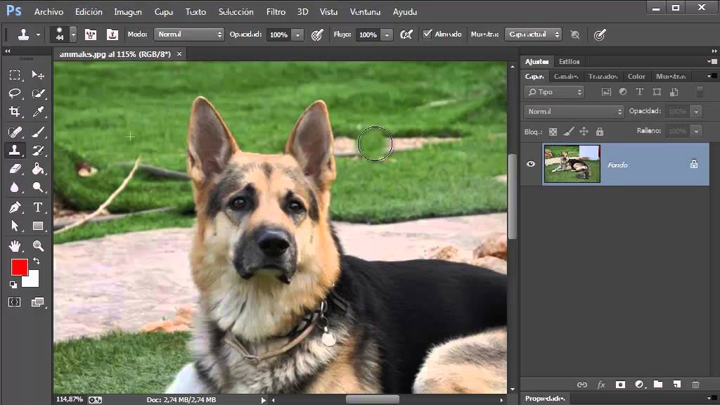 Como usar l herramienta de clonar en photoshop cc www.videotutoriales.es