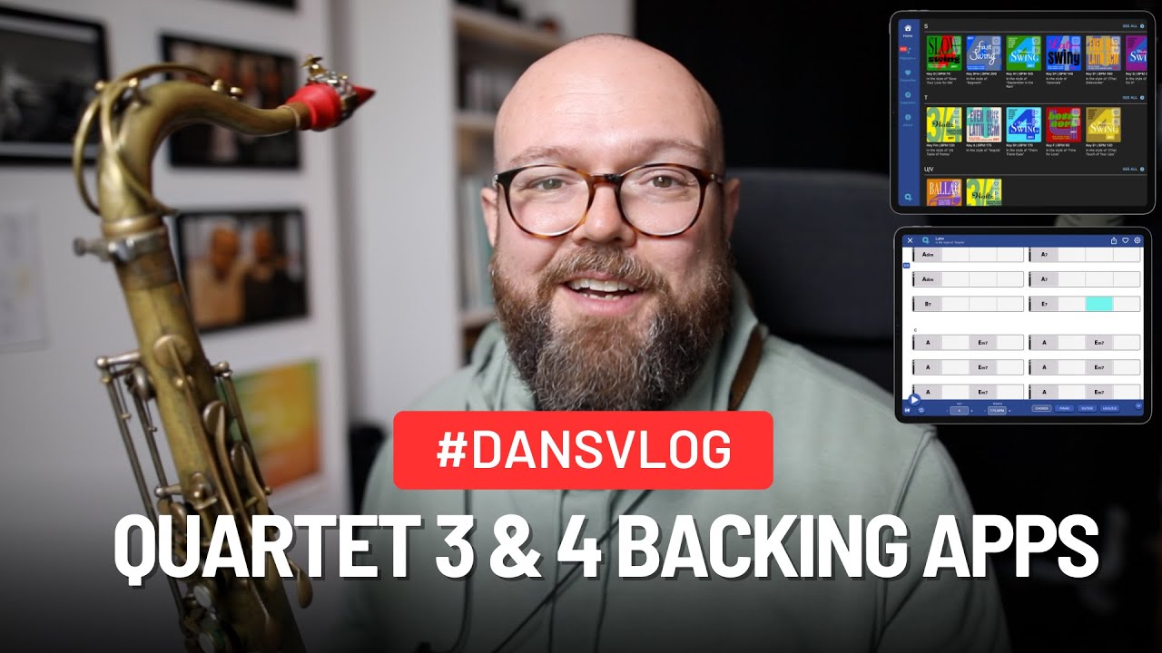 Настоящие джазовые фонограммы на iPad? Обзор приложения Quartet 3&4