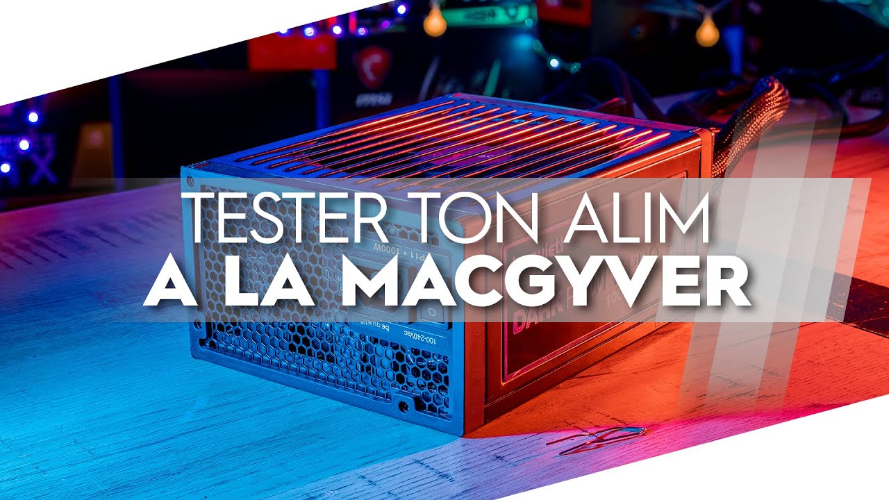 [D&Eacute;PANNAGE] Tester ton alimentation &eacute;lectriquement avec un trombone - TopAchat [FR]