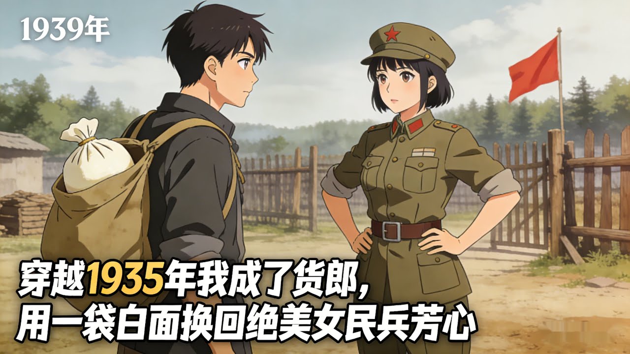 穿越1935年我成了貨郎，用一袋白麵換回絕美女民兵芳心 #小說 #小說推薦 #漫畫 #劇情 #動漫