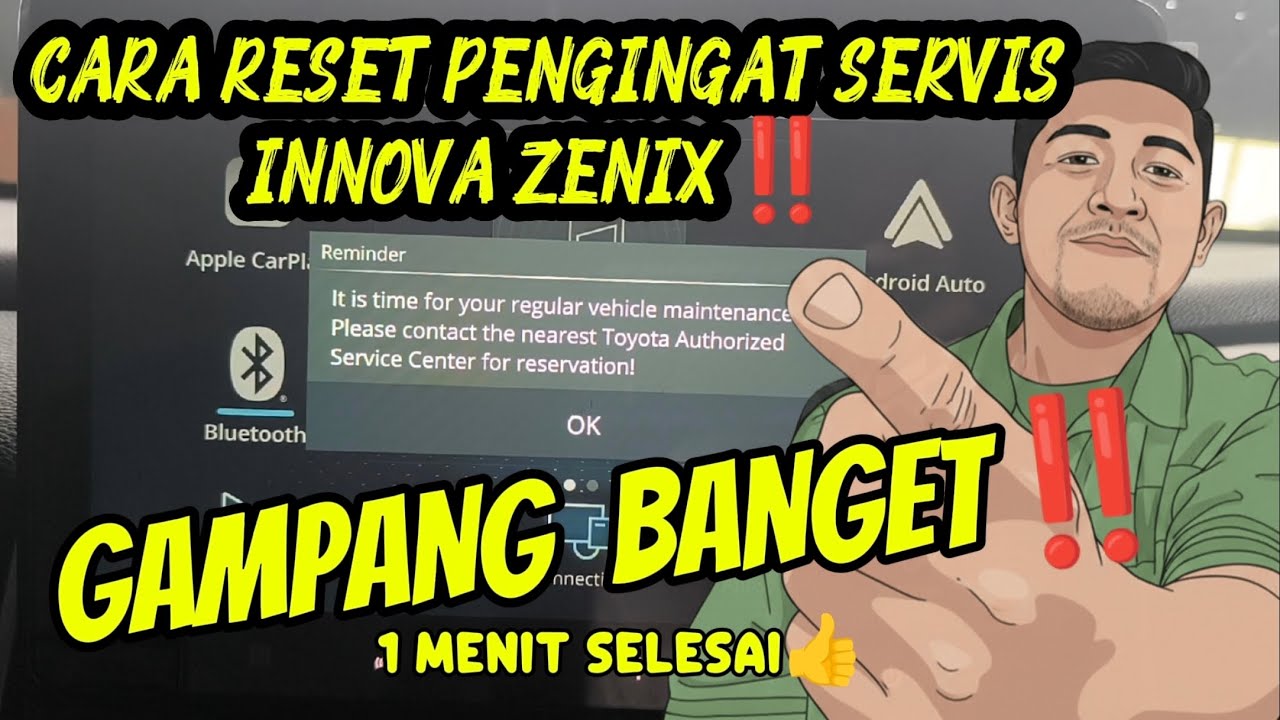 Cara Reset Reminder Service Innova Gasoline (Bensin) dan Hybrid (HEV) 🛠️ Simpel & Cepat‼️
