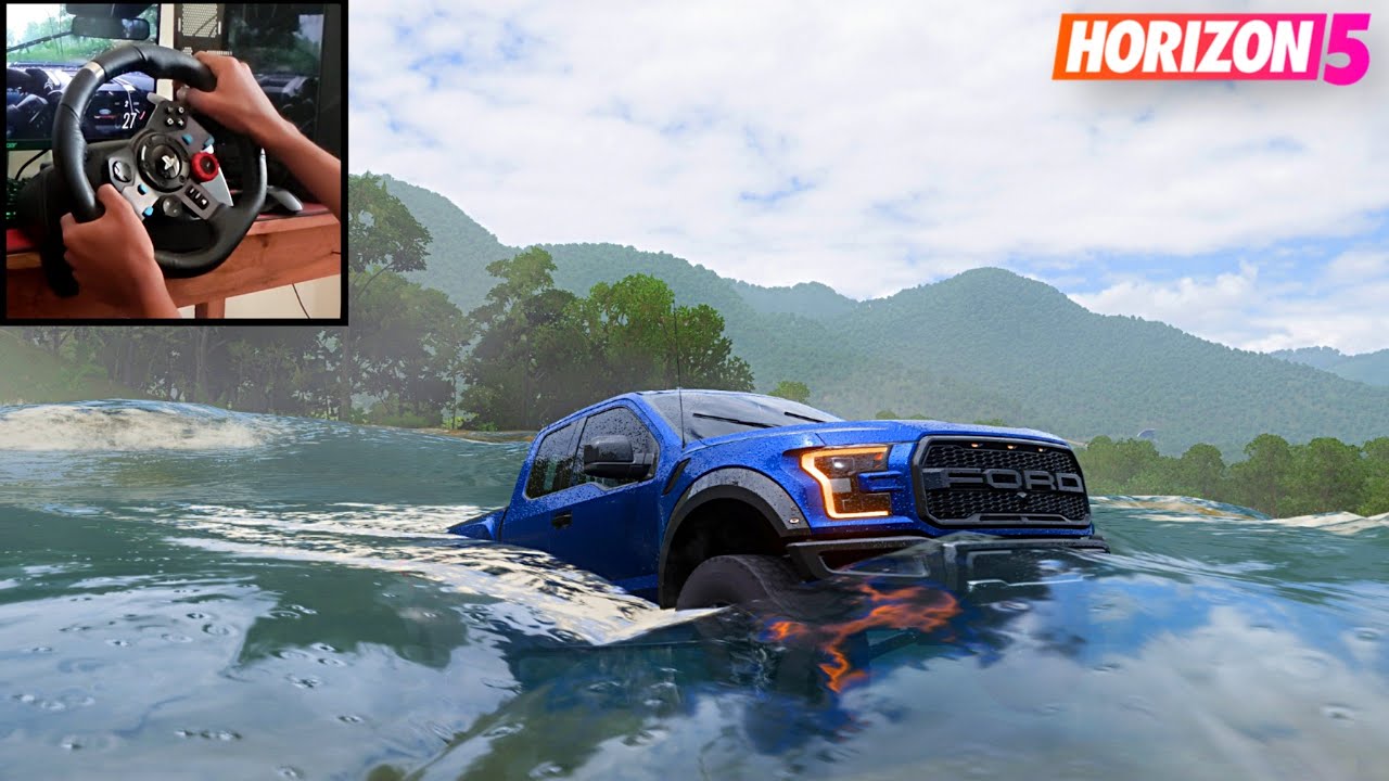 FORD F-150 RAPTOR | Almost Underwater | Forza Horizon 5 Water performance [4K]
