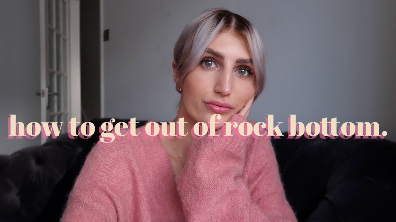 what to do when you're at rock bottom.