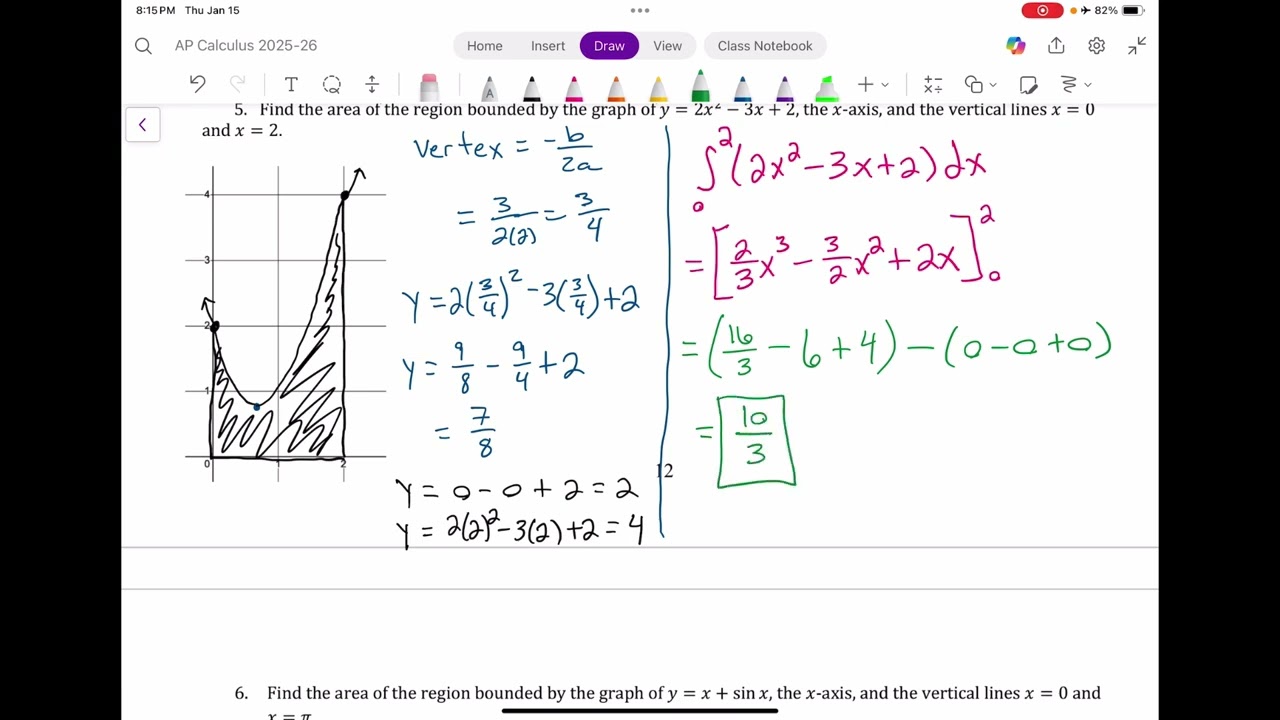 AB Calculus: FTC Part 1