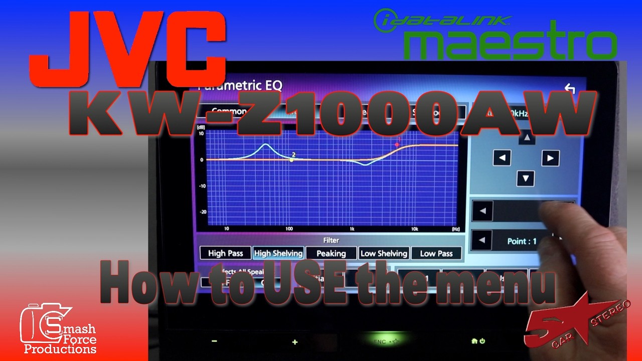 Распаковка магнитолы JVC KW Z1000AW, часть 23: как пользоваться магнитолой.