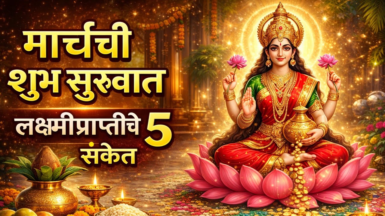 मार्च महिन्याची सुरुवात कशी करावी? लक्ष्मीप्राप्तीचे 5 शुभ संकेत | घरात समृद्धी आणा