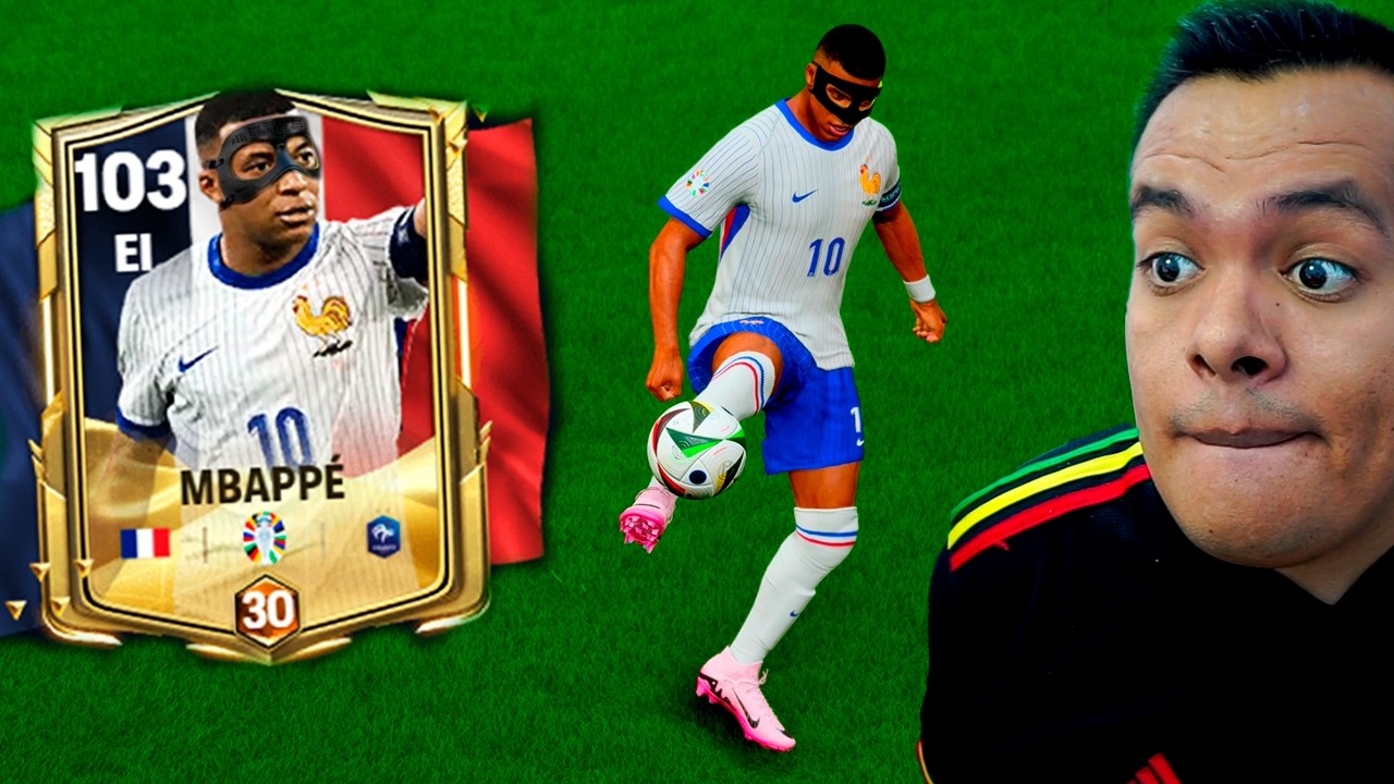 MBAPPE UEFA EURO, Pero Usa Mascara