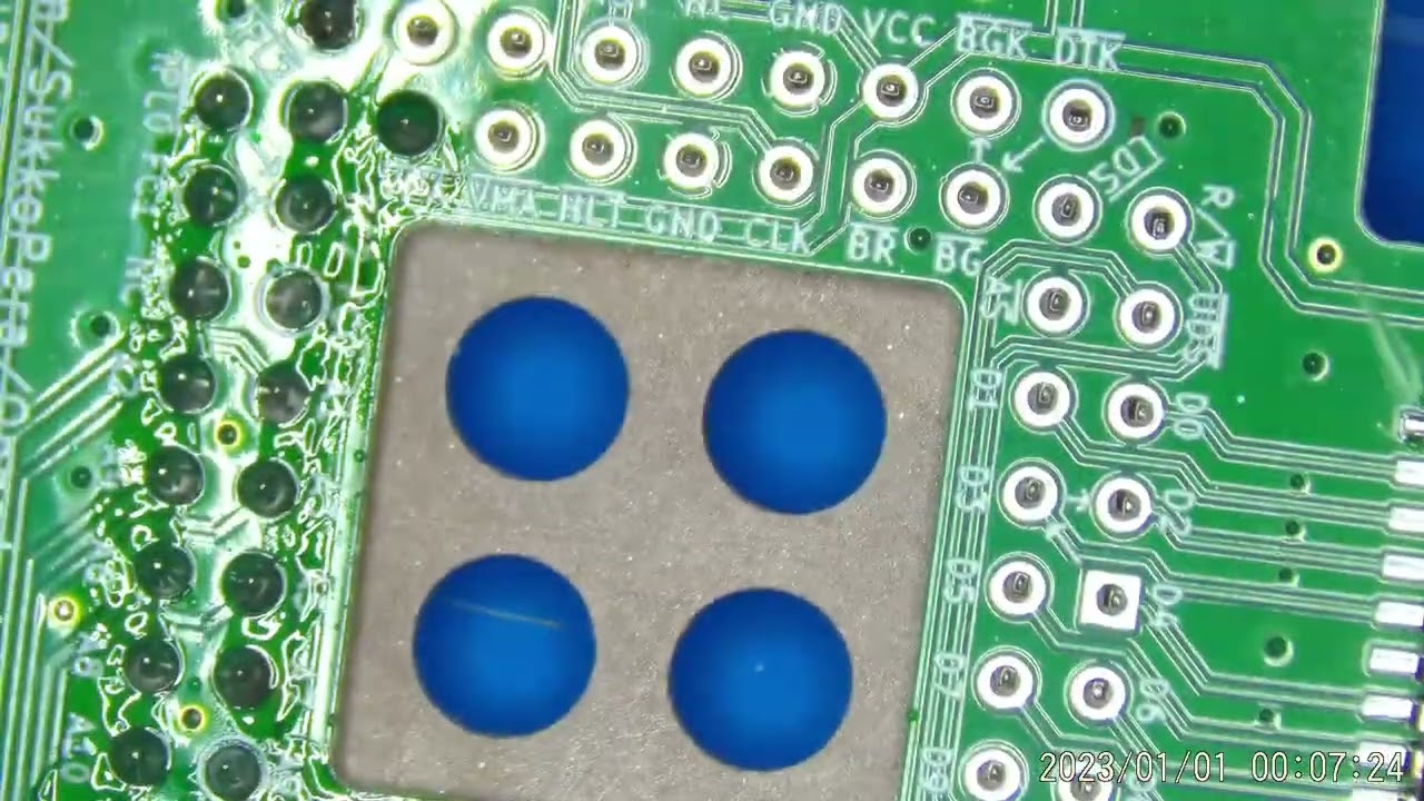 Carte Fast Ram 4Mo Amiga 600 - PLCC fast soldering