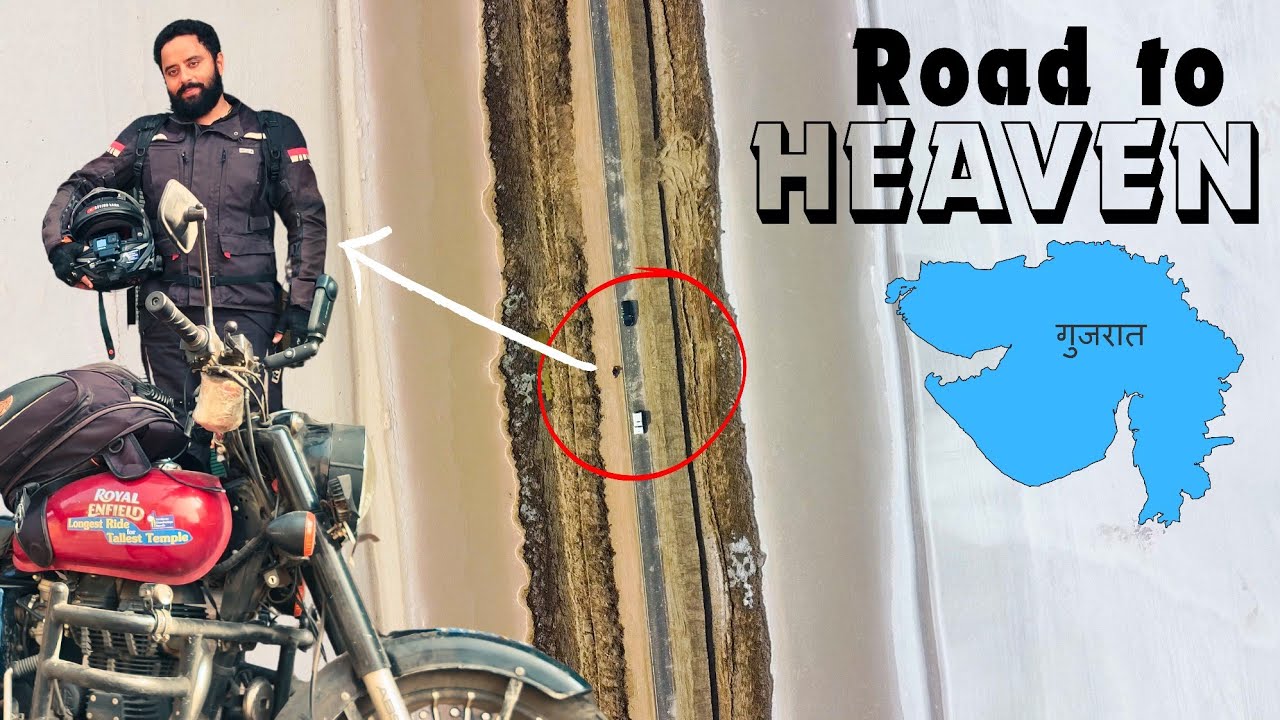 Road to Heaven - Ladakh Like Landscape in Gujarat 😍 | Ride for Krishna | Roving Lama