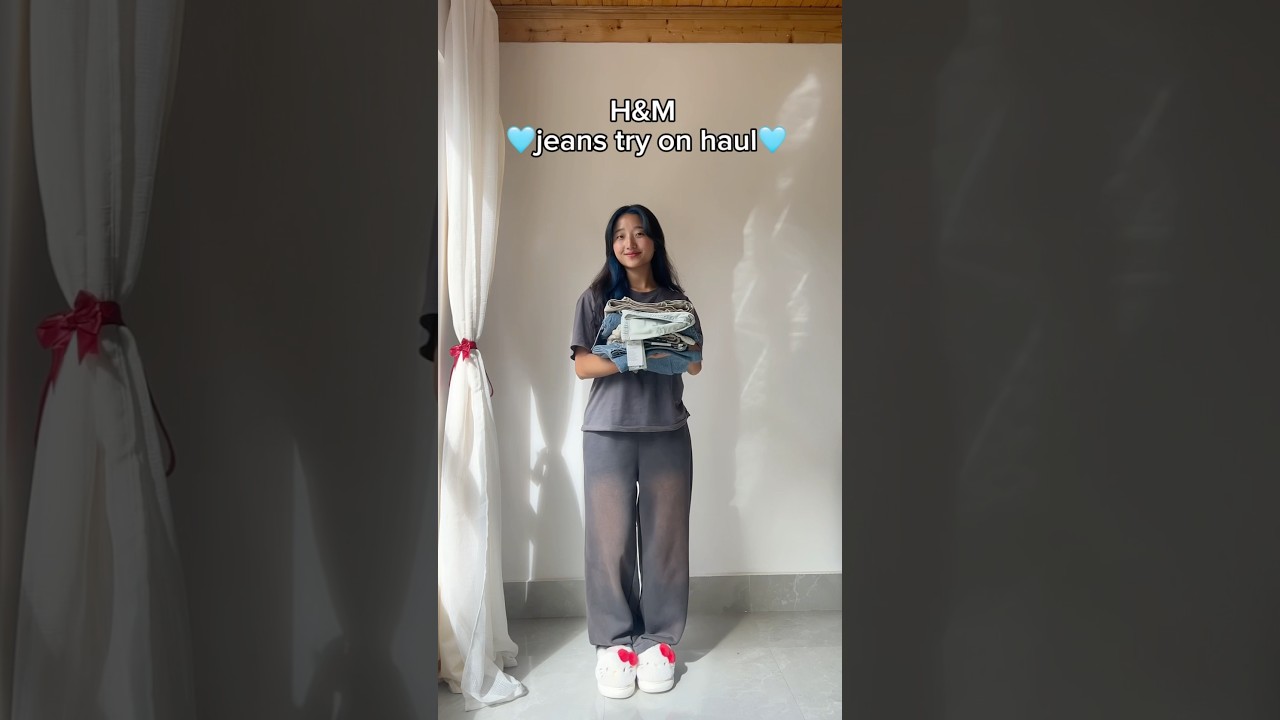 H&M jeans try on haul