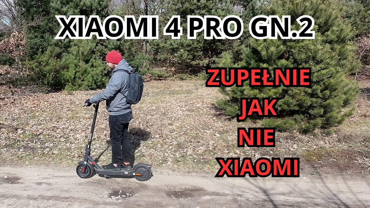 Test i recenzja hulajnogi elektrycznej Xiaomi Mi Scooter 4 Pro 2 GN – Czy warto?