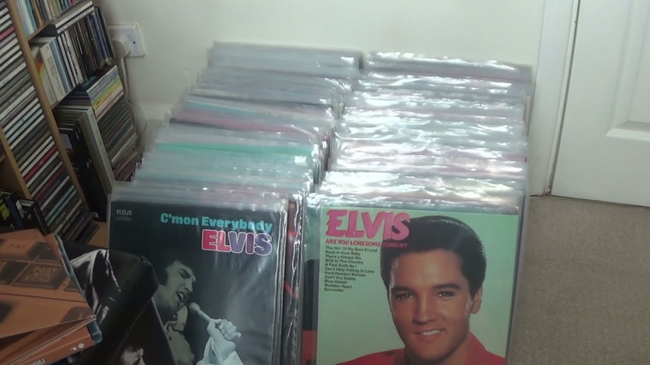 Collecting Elvis Presley Vinyl Albums - Recorded Live On Stage In Memphis
