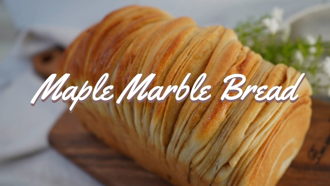 超豪華✨メープルマーブル ブレッド ✨ゴールドの輝き(?)を放つ極上パンの作り方/ It's a gorgeous bread!/パン作りは楽しくなくっちゃ❣