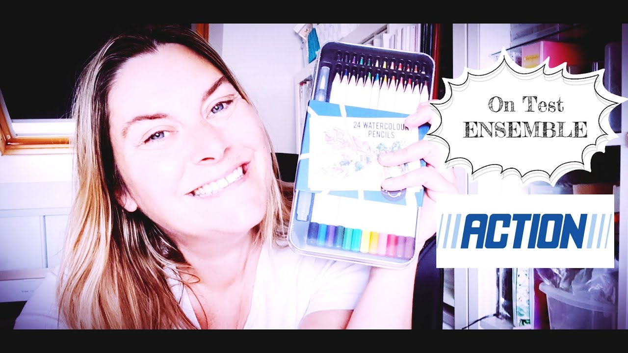Que valent les CRAYONS AQUARELLABLES de chez ACTION  ? 🤔