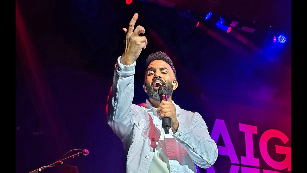 Craig David -  LIVE -  Show Me Love - Nothing Like This - Abracadabra - San Francisco 5-6-2024