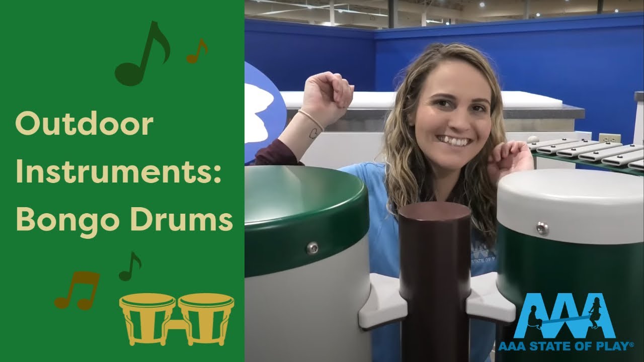Outdoor Musical Instruments for the Playground -  Bongo Drums