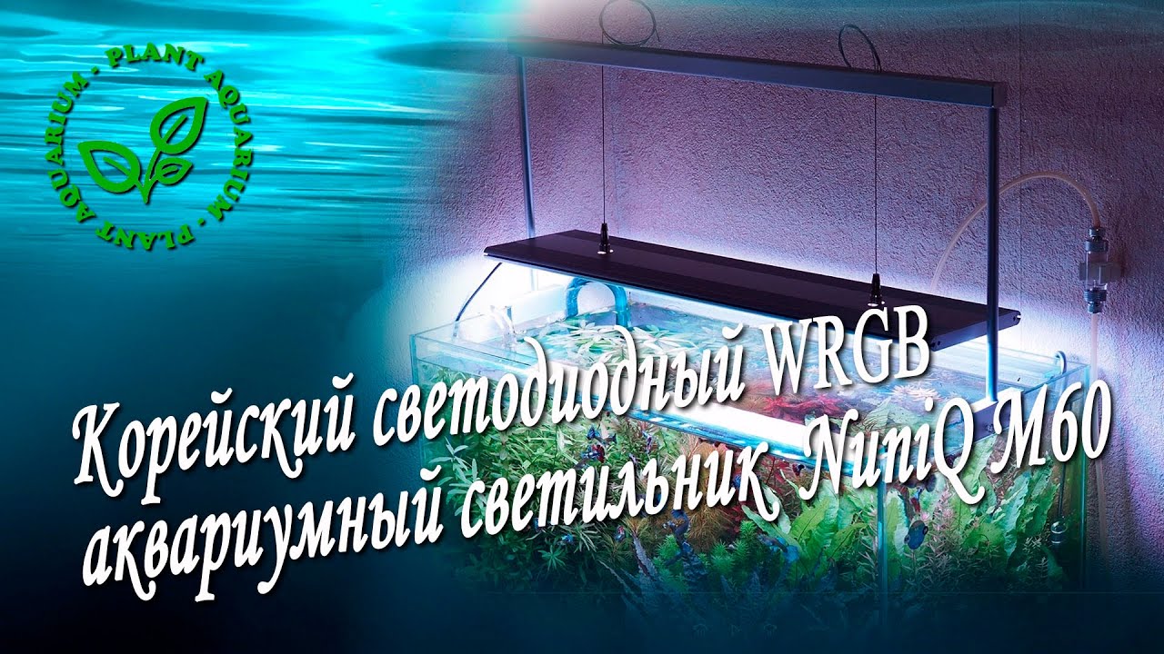 Корейский светодиодный WRGB аквариумный светильник  NuniQ M60