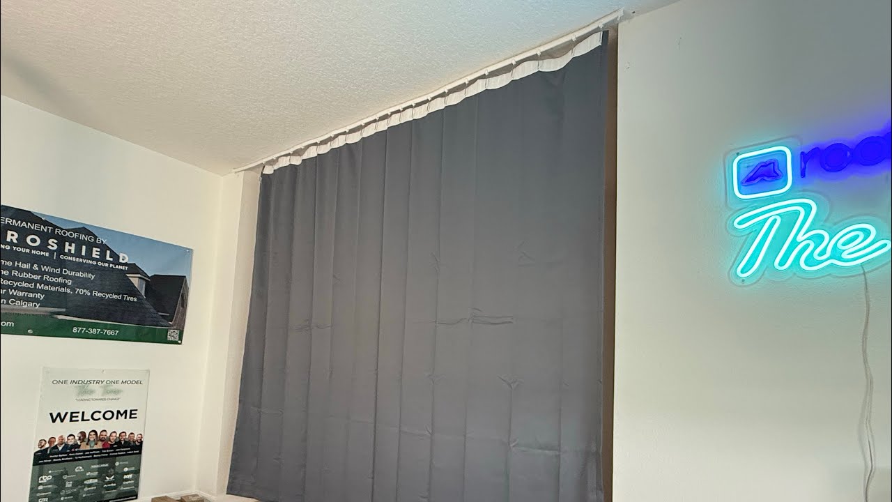 Room Needing Division? No Politics Needed! Just install this Jilron Room Divider Curtains!