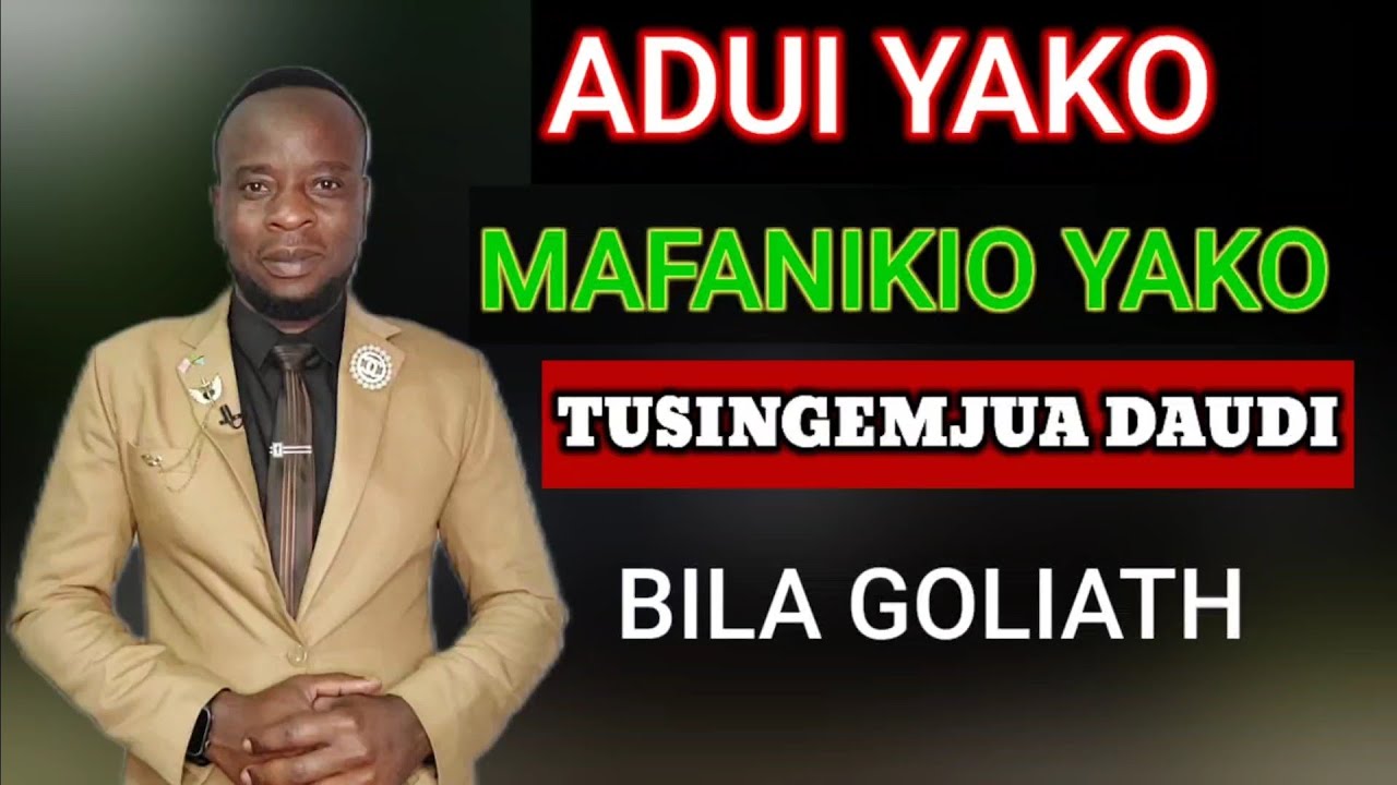 SOMO: SIO KILA ADUI MAISHANI AMEKUSUDIWA KUKUUA WENGINE WAPO KUKUINUA