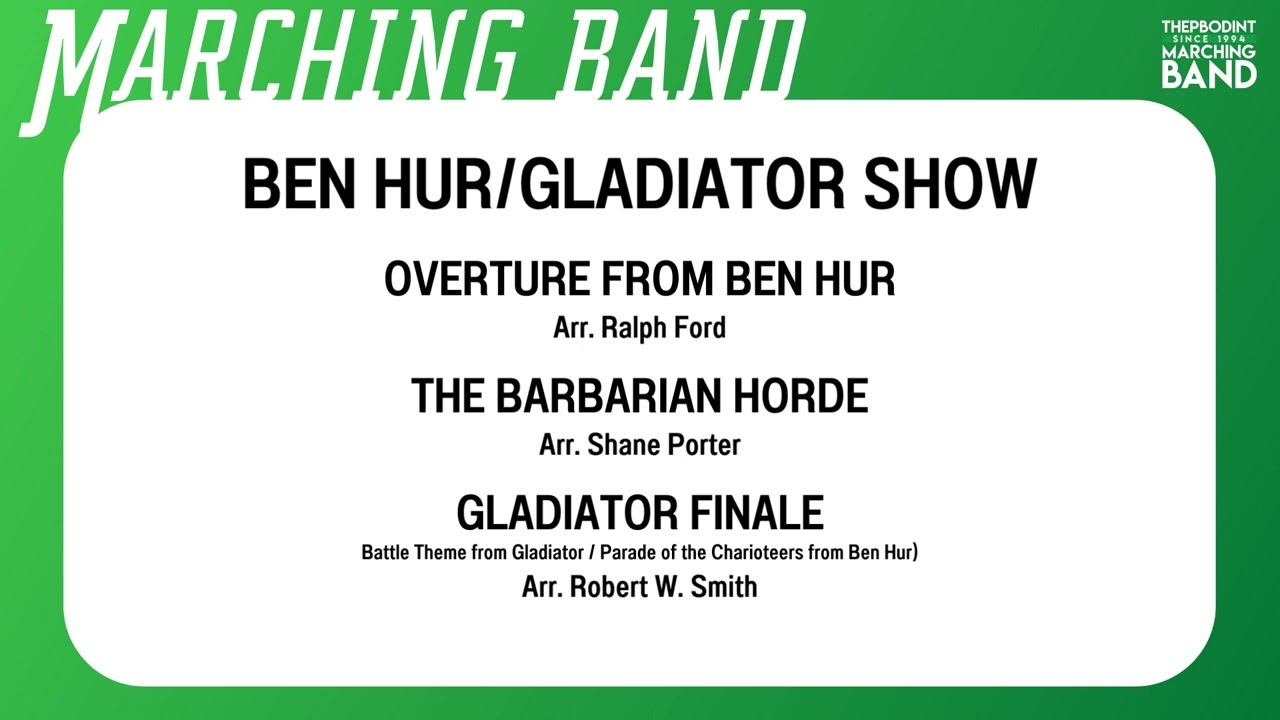Ben Hur/Gladiator Show