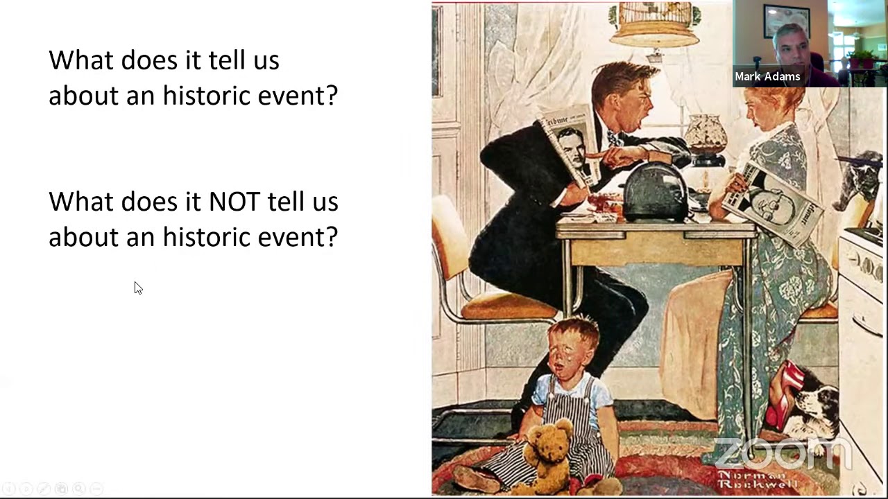 How does one painting inform us about an historical event?