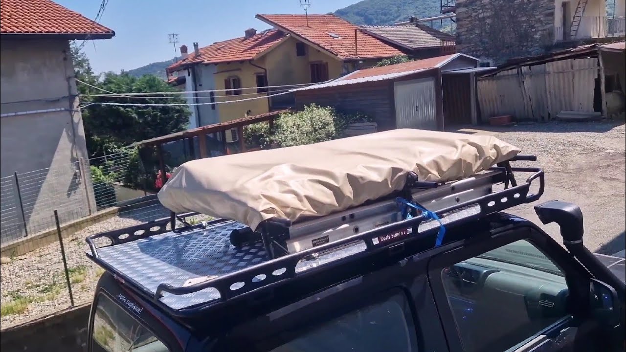 1° parte camperizzazione JIMNY TENDA DA TETTO