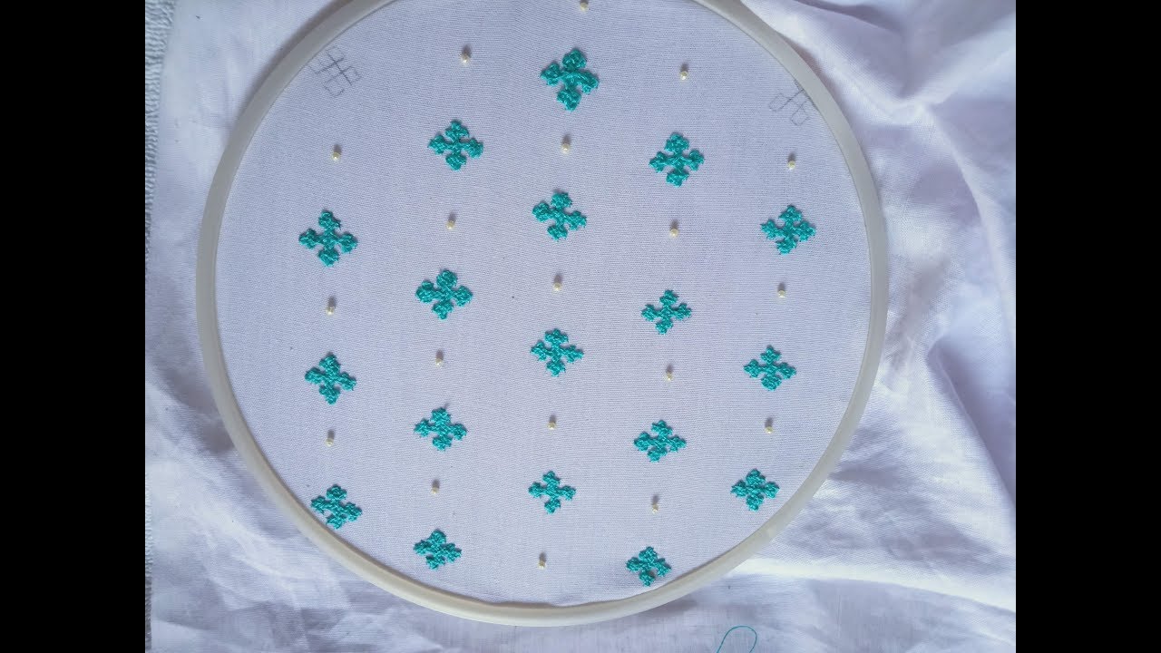 Hand embroidery/ sindhi embroidery/kutch work /Gujarati stitch/All over design for dresses.
