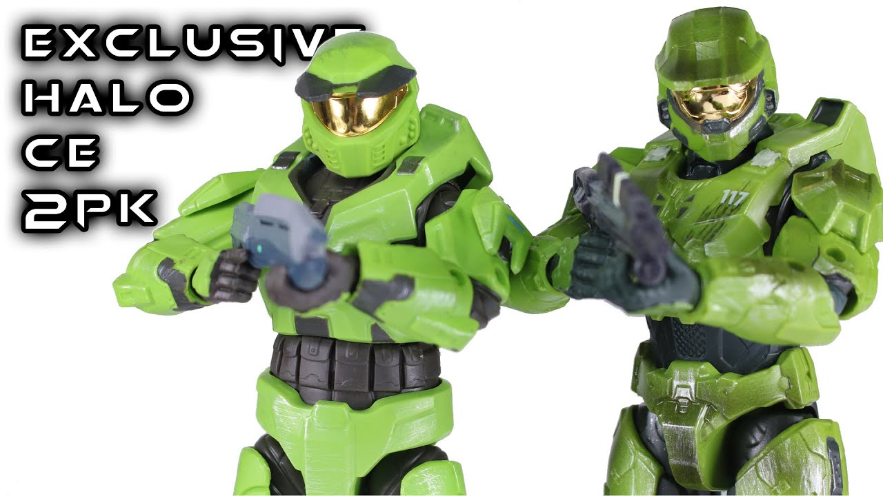 Jazwares MASTER CHIEF 20 Years Gamestop Exclusive Halo CE and Infinite Action Figure Review