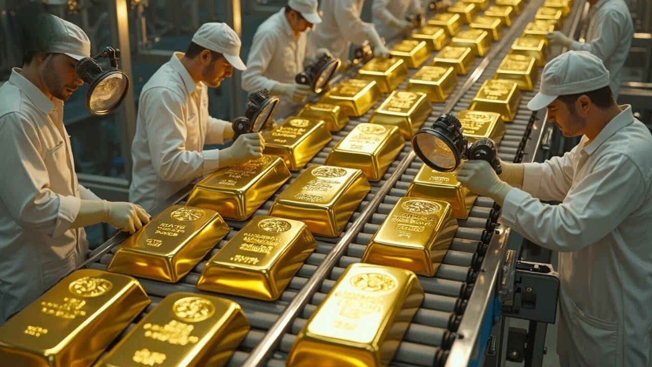 देखिए सोने की बार कैसे बनाई जाती है  How GOLD BARS are Made @ZenuTech